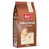 Melitta Ganze Kaffeebohnen, 100% Arabica, vollmundig und ausgewogen, Stärke 3, BellaCrema LaCrema, 1er Pack (1 x 1 kg)