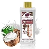 Kokosnussöl, Coconut Body Oil, Kokosnuss Körperöl, Anti Aging Hautpflege Glow Oil für Gesicht und Körper, Kokosnuss Öl für Feuchtigkeit, Strafft die Haut, Reduziert feine Linien