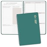 BIROYAL Undatierter Wochenplaner | Terminplaner A5 | wöchentlicher Terminkalender mit To-Do-Liste, großem Notizfeld | 52 Blatt Terminplaner auf Deutsch Ringbuch mit Hardcover