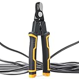 Hogvinnatil Elektrische Kabelabisolierer - Seitenschneider - Sicherheits-Schere mit Verriegelung & Ergonomischem Griff für Elektrokabel, Isolierungsschneiden & Drahttrennung