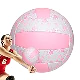 Volleyball Für Draußen | Trainingsvolleyball Größe 5,Trainingsball Mit Elastischem Design Sportgerät Für Alle Altersgruppen