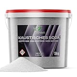 Natriumhydroxid | Kaustisches Soda 99,9% | Natronlauge | Reiniger, NaOH | Rohrreiniger | Industrie | Labor | Rohrreiniger | Natriumhydroxid im Eimer (1, Kilogramm)