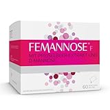 FEMANNOSE F - 60 x Trinkgranulat mit 2.000 mg D-Mannose und Preiselbeer-Extrakt für die Blase | vegan, laktosefrei, glutenfrei | Blasengesundheit | gut verträglich
