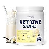 Energybody KET'ONE Shake „Vanilla Ice Dream' 600 g/Protein Pulver für die Ketogene Ernährung/Keto Shake mit MCT Pulver & Molkenproteinisolat/reich an essentiellen Aminosäuren & BCAAs