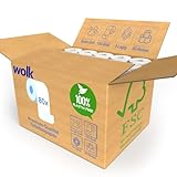 80x Rollen Toilettenpapier BULK-Verpackung XXL Vorratspack 3 Lagig - Soft Premium Qualität - Keine Plastik-Umverpackung