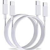 iPhone 15 ladekabel,USB C Kabel 2Stück 1M 60W USB C auf USB C Schnellladekabel PD3.0 USB C Ladekabel Für iPhone 15/15Pro/15ProMax,Samsung S23/S22/S21 Serie, Huawei Typ-C-Geräten usw