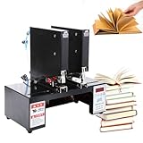 Doppelkopf-Pneumatischer Hefter & elektrische Sattelbindemaschine, einstellbarer Abstand & Pop-up-Nagelschlitz, ideal für Druckhäuser und Büros