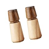 Holz Salz und Gewürze Streuer Einstellbarer Mahlmechanismus Manuelle Pfeffermühle Set Mühle Holz
