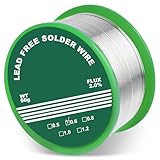 0.6mm Lötdraht,50g Lötzinn Elektronik,Draht Lötmittel,Lot mit Kolophonium Kern,Spule Löt-Zinn,Lot zum Löten von Bauteilen und zur Reparatur von elektronischen Komponenten