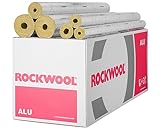 Steinwolle Rohrisolierung Rockwool 800 alukaschiert Rohrschale WLG 0,035 verschiedene Größen (28x30mm/10m)