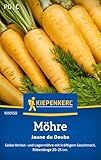 Kiepenkerl Möhrensamen Jaune du Doubs 1010150 - Gelbe Herbst- und Lagermöhre mit kräftigem Geschmack - Gemüsepflanzen, Saatgut, Samen Gemüse, Karotte