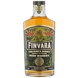 Finvara The Kings Gambit Irish Whiskey, traditionell dreifach destillierter Pot Still Whiskey, reiches Aroma und sagenhafter Geschmack, 43% vol, 700 ml Einzelflasche