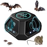 Mäuseabwehr & Ameisen Abwehr Duo,3-slder Infrarot-Sensing,4-Ultraschall Lautsprecher,Ultraschall Maus und Ratten 360°,Ultraschall Schädlingsbekämpfer gegen Mäuse, Ratten, Ameisen, Silberfische