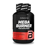 BioTechUSA Mega Burner | Koffeinfrei | mit L-Carnitin und Vitaminen | mit Ballaststoffen, Chrom und Inulin | für effektives Gewichtsmanagement, 90 Kapseln