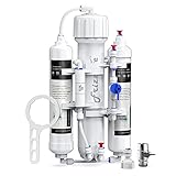 FRIZZLIFE Umkehrosmose Aquarium-Wasserfiltersystem, Osmotech Osmoseanlage, kompakt, 3 Stufen, tropische Fische, Diskus, Marine, kompatibel mit 50,75 oder 100 GPD Membran (50 GPD)