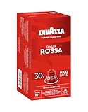 Lavazza Espresso Qualita Rossa , vollmundiger und ausgewogener Espresso, 30 Kapseln, Nespresso kompatibel