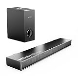 ULTIMEA Dolby Atmos Soundbar für TV Geräte, BassMAX, 3D Surround Sound System für TV Lautsprecher Heimkino, 2.1 PC Soundbar mit Subwoofer, 5.3 Bluetooth PC Sound Bars, 190W Spitzenleistung, Nova S50