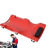 Rolle für unter dem Auto, Rollbrett für Automobilarbeiten, rutschfeste Plattform mit Rollen, 91 cm für Ölwechsel, Reifendrehung und Fahrgestellreparatur