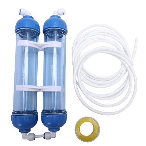 YYWE Wasser Filter 2 Stuecke T33 Patronen Gehaeuse DIY T33 Schale Filter Flasche 4 Stuecke Armaturen Wasser Filter Fuer Umkehr Osmose System