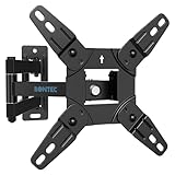 BONTEC TV Wandhalterung Schwenkbare, Neigbare, Drehbar Fernseher Halterung für 13-42 Zoll LED LCD OLED Flach/Curved-Fernseher bis zu 20kg, TV-Halterung mit 400 mm Auszug, Max VESA 200x200mm
