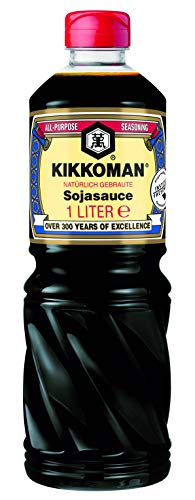 KIKKOMAN - Sojasosse (Pet), (1 X 1 LTR)
