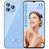 CUBOT P80 Smartphone Ohne Vertrag (2023), Android 13 Handy, 16GB+256GB/1TB, 48MP+24MP, 6,58' FHD+, 5200mAh Smartphone, 4G Dual SIM Handy, MediaTek MT8788/Octa Core/Fingerabdruck/NFC/OTG/GPS, Blau