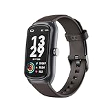 anyloop Fitness Tracker für Herren Damen Aktivitätstracker mit Pulsuhr für iOS Android(Brown)