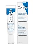 CeraVe Regenerierende Augencreme gegen Augenringe und Schwellungen, Augenpflege für normale bis trockene Haut, Mit Hyaluron und 3 essenziellen Ceramiden, 1 x 14ml
