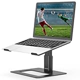 BoYata Laptopständer, Höhenverstellbarer Laptop-Riser, Belüfteter Aluminium-Notebookhalter für Schreibtisch, Kompatibel mit 10-17'' MacBook Pro/Air, Dell, HP, Samsung, Acer, ASUS Chromebook