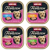 Animonda Vom Feinsten Mini 10 x 100 g Hundefutter | Ohne Getreide, ohne Zucker, ohne Soja | Nassfutter für Hunde | mit leckeren Kräutern (10 x 100 g, Mixpaket)