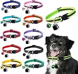 Generisch Mini Tracker für Katzen Welpen Haustierortungsgerät, Kompatibel mit iOS & Android mit Reflektierend Halsband, Ortungsgerät Weltweite Standortverfolgung,IP67 Wasserdicht Haltbarkeit（G）