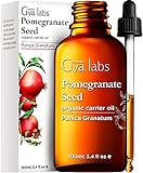 Gya Labs Bio Granatapfel Samenöl für Haut – Granatapfel Öl für Gesicht – 100% natürliches Granatapfel-Öl Bio kaltgepresst für Haarwachstum, Heilung & Wiederherstellung (100ml)