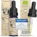Athina® Oregano Öl Bio DE-ÖKO-006 I 1 x 10 ml ätherisches Oreganoöl I Origanum vulgare hirtum aus Nordgriechenland I 80% Carvacrol I Oreganoöl Bio Tropfen