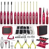 RC-Demontagewerkzeug Für Universalteile RC-Auto 35-teiliges Kit RC-Auto-Reparaturset Hex Flat Phillips Body Stand Zangenschlüssel Reibahle