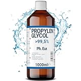 1000ml Propylenglycol in Pharmaqualität USP– vielseitig – hochrein | 99,5% | E1520
