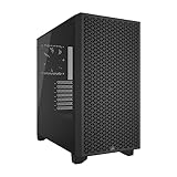 CORSAIR 3000D Airflow Mid-Tower PC-Gehäuse - 3-Pin-Lüfter - Vier-Slot-GPU-Unterstützung - Geeignet Für Bis zu 8X 120mm-Lüfter - High-Airflow-Design - Schwarz