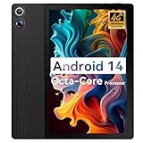 Fullant Android 14 Tablet, Octa-Core Tablet, 10GB RAM+64GB ROM (1TB TF) Android Tablet, 10 Zoll Tablet mit 64bit Prozessor, WiFi 6, Bluetooth 5.3, USB-C wiederaufladbar, Dual Kamera (Schwarz)