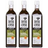 Terra Creta Olivenöl 3x 1,0l | P.D.O. Kolymvari | Extra natives Olivenöl von Kreta | + 20ml Jassas Olivenöl
