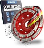 STONE REEF Betonschleifer [125x22.2x20] Betonfräse, Schleifteller 125mm, Estrichschleifer - Schleifscheibe für Betonbearbeitung, Diamantschleiftopf für Absaugung, Sanierungsfräse, Schleiftopf