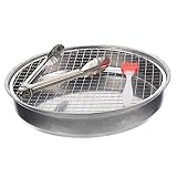 SEWOART 1 Satz Tragbarer Holzkohlegrill Camping Mini faltbar Herd einweggrills einweggriller grillguthalter griddleplatte grill stand Grill tragbar Outdoor-Grillständer Grillofen Plastik