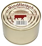 JOLA Rindfleisch im eigenen Saft | Pure Beef | 97% Rindfleisch |recyclebare Goldlackdose