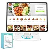 Tablet Halterung Tisch transparenter In Höhe und Neigung verstellbarmit 360º drehbarem Fuß Zusammenklappbar Kompatibel mit Allen auf dem Markt befindlichen Tablet-PCs und Ebooks Tablet ständer