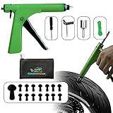 GRAND PITSTOP GrandPitstop Tubeless Reifenpannen-Reparaturset mit Stopfen für Motorrad, Auto und Roller (15 Plugs Gun Kit)