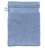 casa NOVA Waschhandschuh - Blau - 16 x 21 cm - Baumwolle