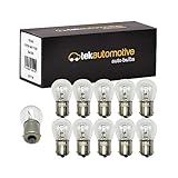 Tek Automotive 241 P21W 24V Lampen für LKW Bremse Rücklicht Rückfahrscheinwerfer Nebelscheinwerfer 24V 21W BA15S LKW Birne - Box mit 10 Stück