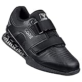 Nordcore Gewichtheberschuhe Force Black, Powerlifting & Bodybuilding Shoes, Squat Schuhe schwarz, 43 EU