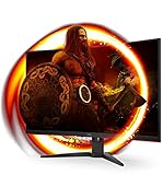 AOC Gaming C32G2ZE - 32 Zoll FHD Curved Monitor, 240 Hz, 1ms, FreeSync Premium (1920x1080, HDMI, DisplayPort) schwarz/rot