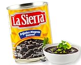 La Sierra Ganze Schwarze Bohnen Dose 560g - ganze Bohnen fertig zum servieren, mexikanische baked beans - frijoles negros enteros