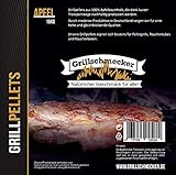 Grillschmecker Grillpellets Apfel 15kg - Holzpellets aus 100% Apfelholz für Pelletsgrill, Räucherboxen und Smoker