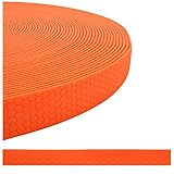 MJH Moxon, Retriever Leine 16mm breit, 3m lang mit Handschlaufe (orange)